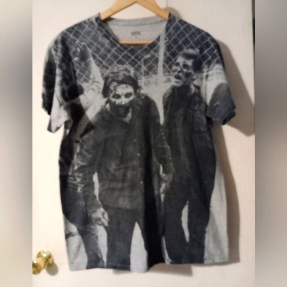 WALKING DEAD MENS T-SHIRT  BY‎ ROOK Medium Gray - Picture 1 of 10